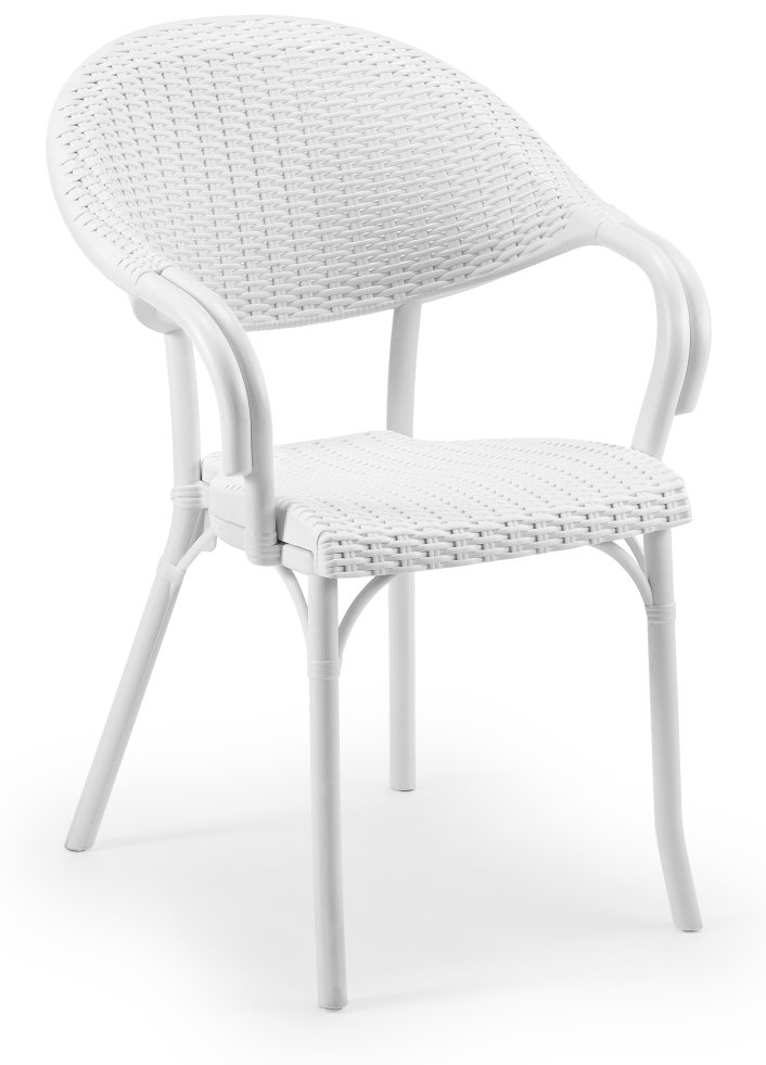 Outdoor-Terrassenstuhl-Flash-R-white_G-1014-1049_ Outdoor Terrassenstuhl "Flash-R" white