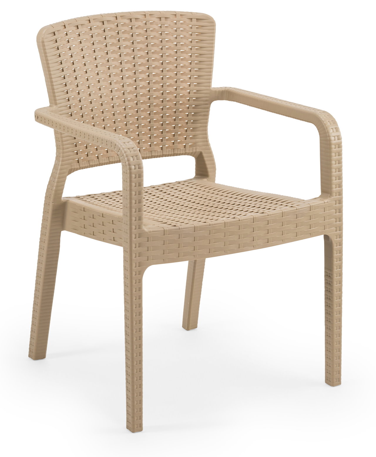 Outdoor-Terrassenstuhl-Antares-Arm-coffee_G-1014-1048 Outdoor Terrassenstuhl "Antares-Arm" coffee