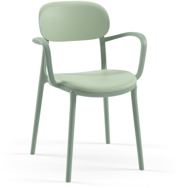 Outdoor Terrassenstuhl "Alia-Arm" nilegreen