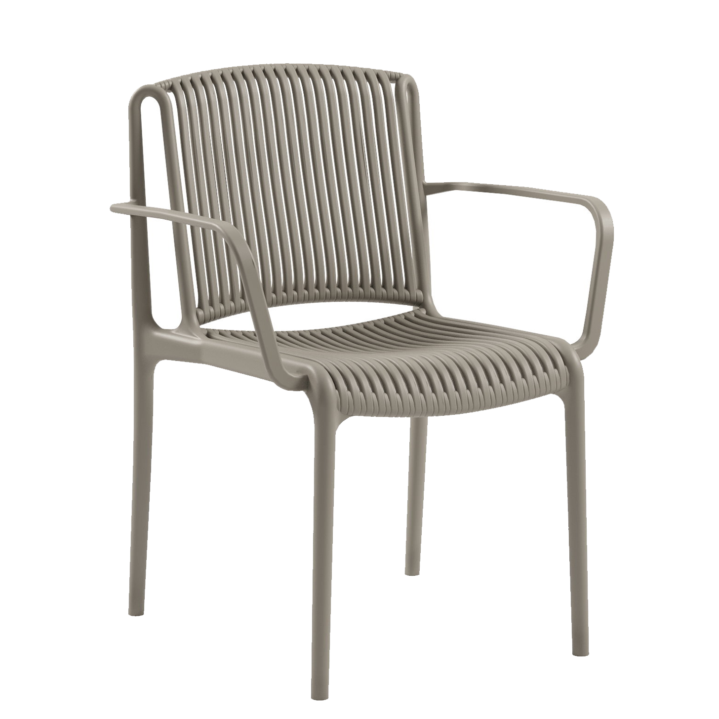 Outdoor Terrassenstuhl "Ness-Arm" Mink