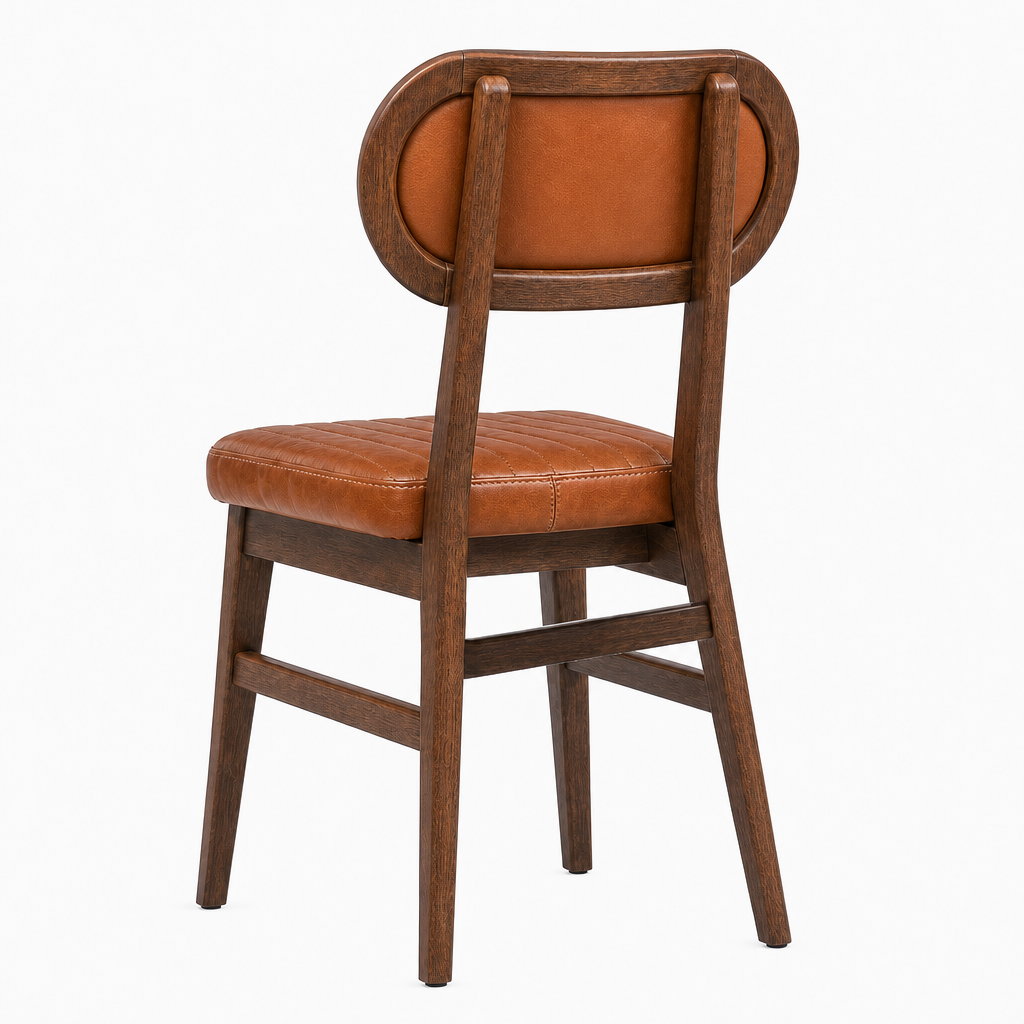 OUTLET Polsterstuhl "Iglo" cognac