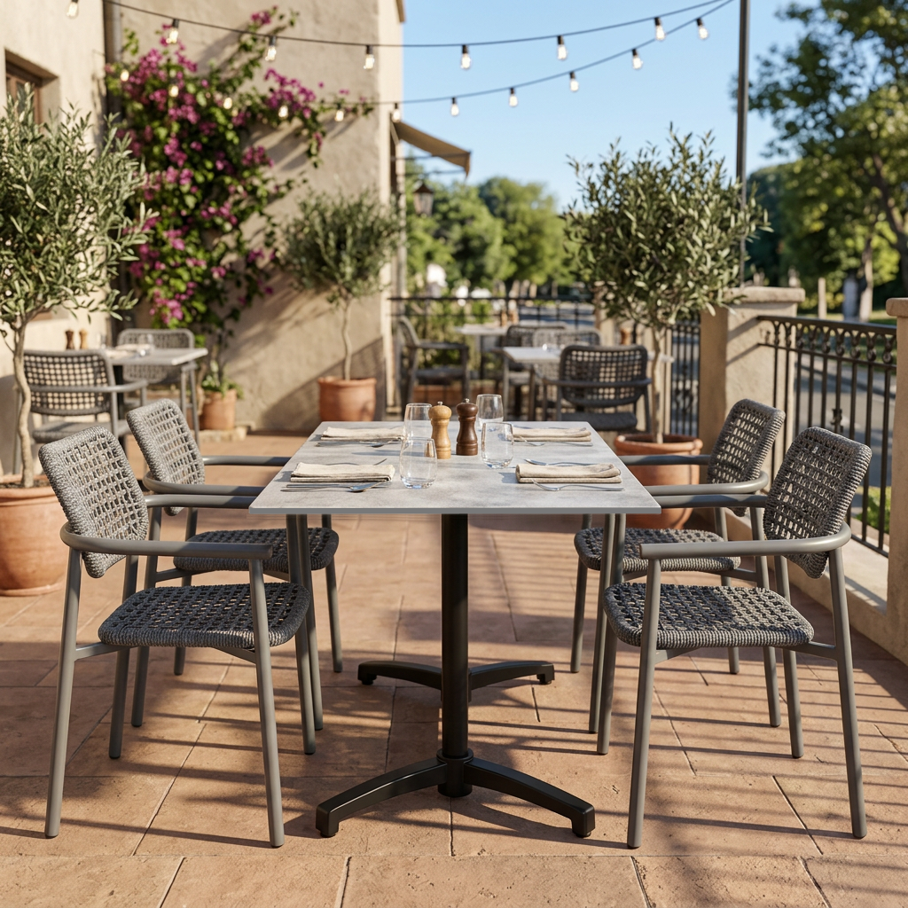 Outdoor Tischkombination Copperfield mit Ame double