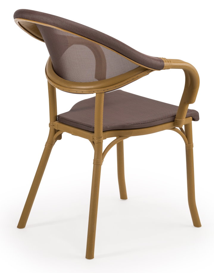 Outdoor Terrassenstuhl "Flash" wood brown
