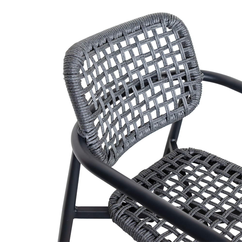 Terrassen Stuhl "Oslo" mix grey