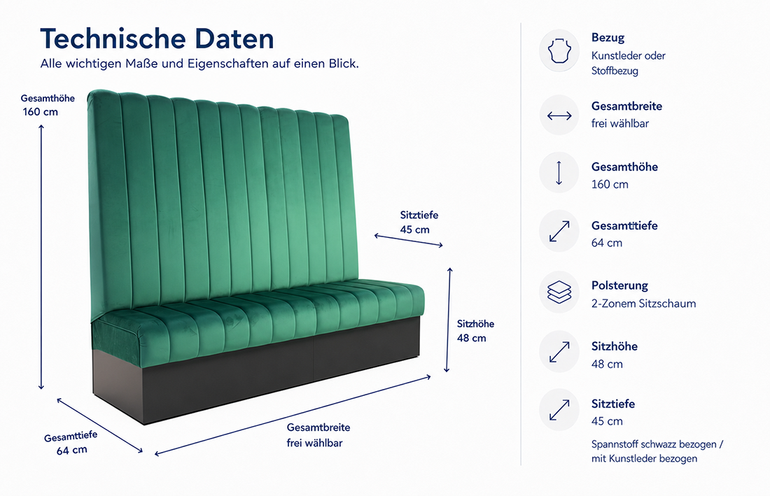 Banksystem mit Sockel „Butterfly High“
