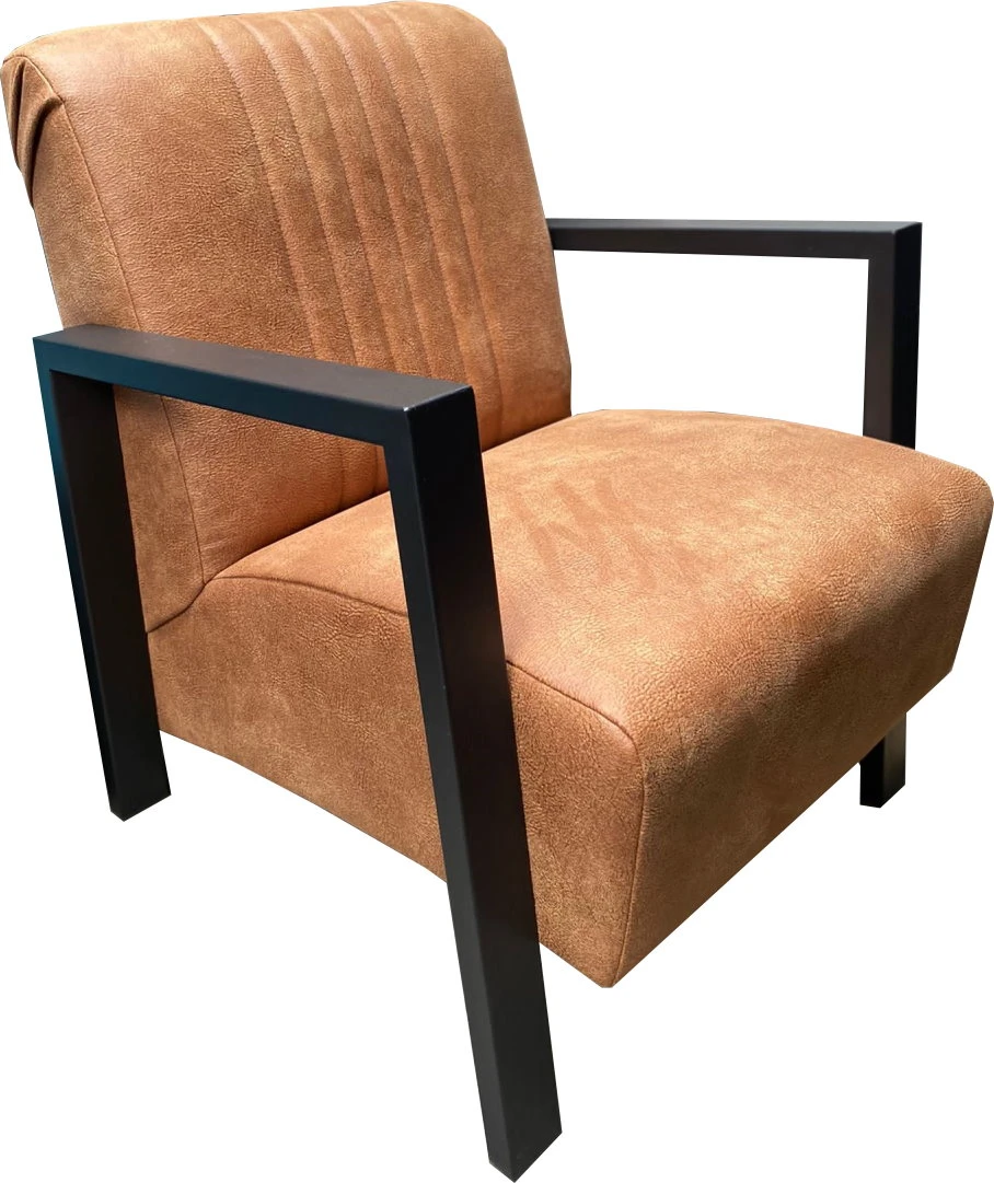 Lounge Sessel "Pera-Vintage" Metall Armlehne