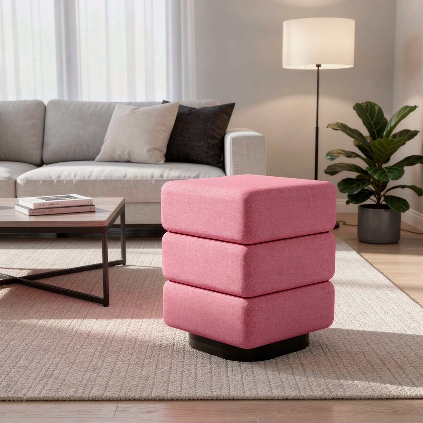 Lounge Hocker "Butterfly Cube"