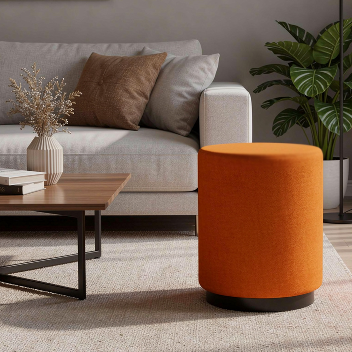 Lounge Hocker "Cube Rund"