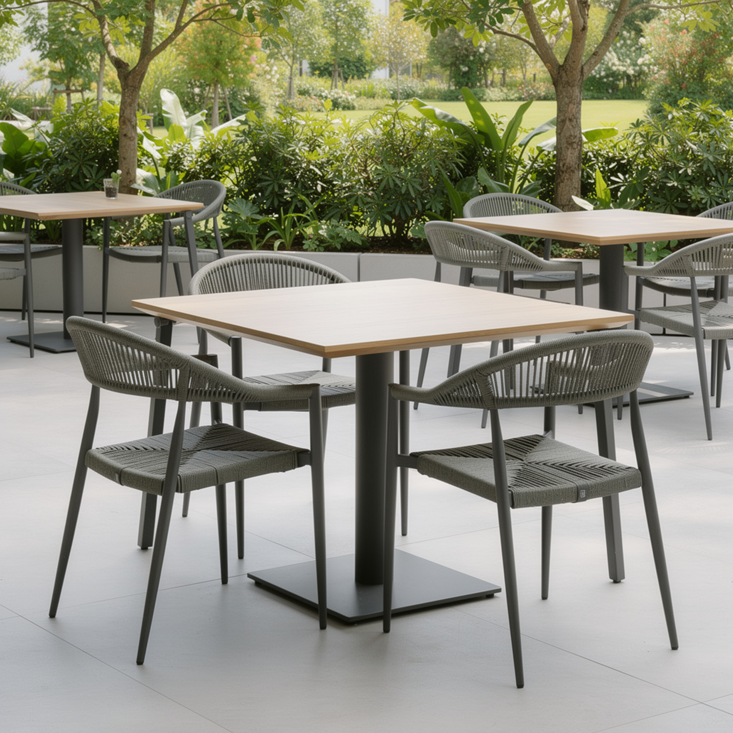 Outdoor Terrassen Stuhl "Rio" anthrazit