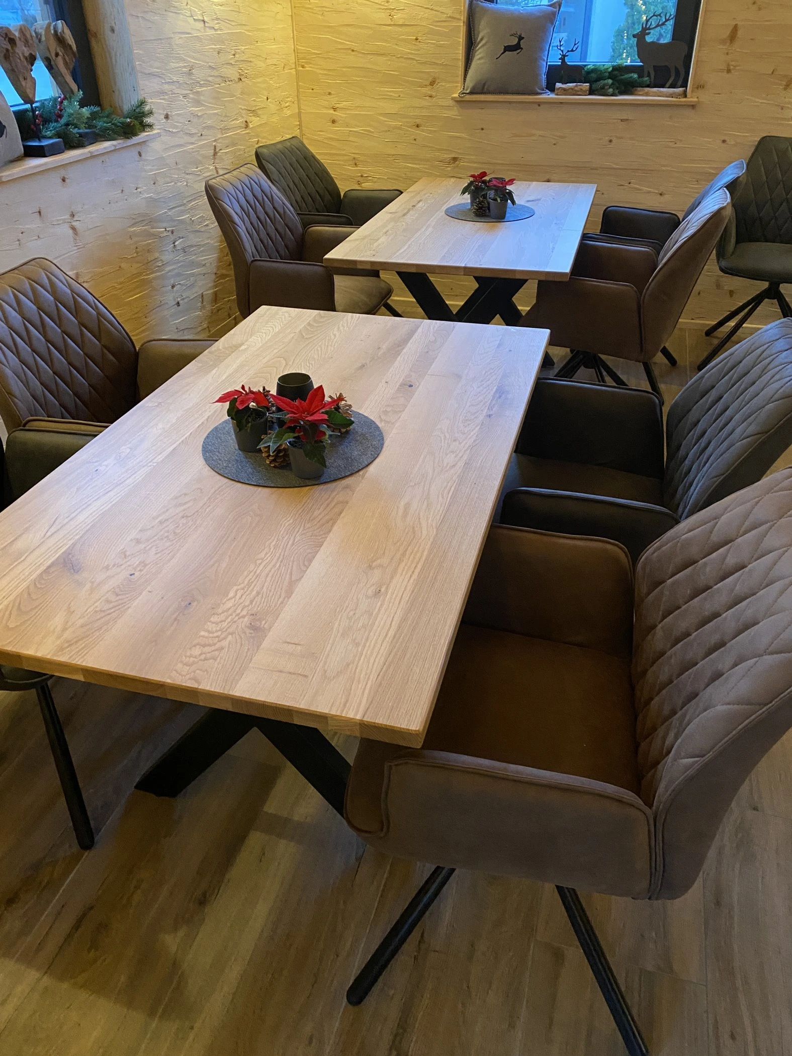 Tischplatte Asteiche Voll-Massivholz, 40mm