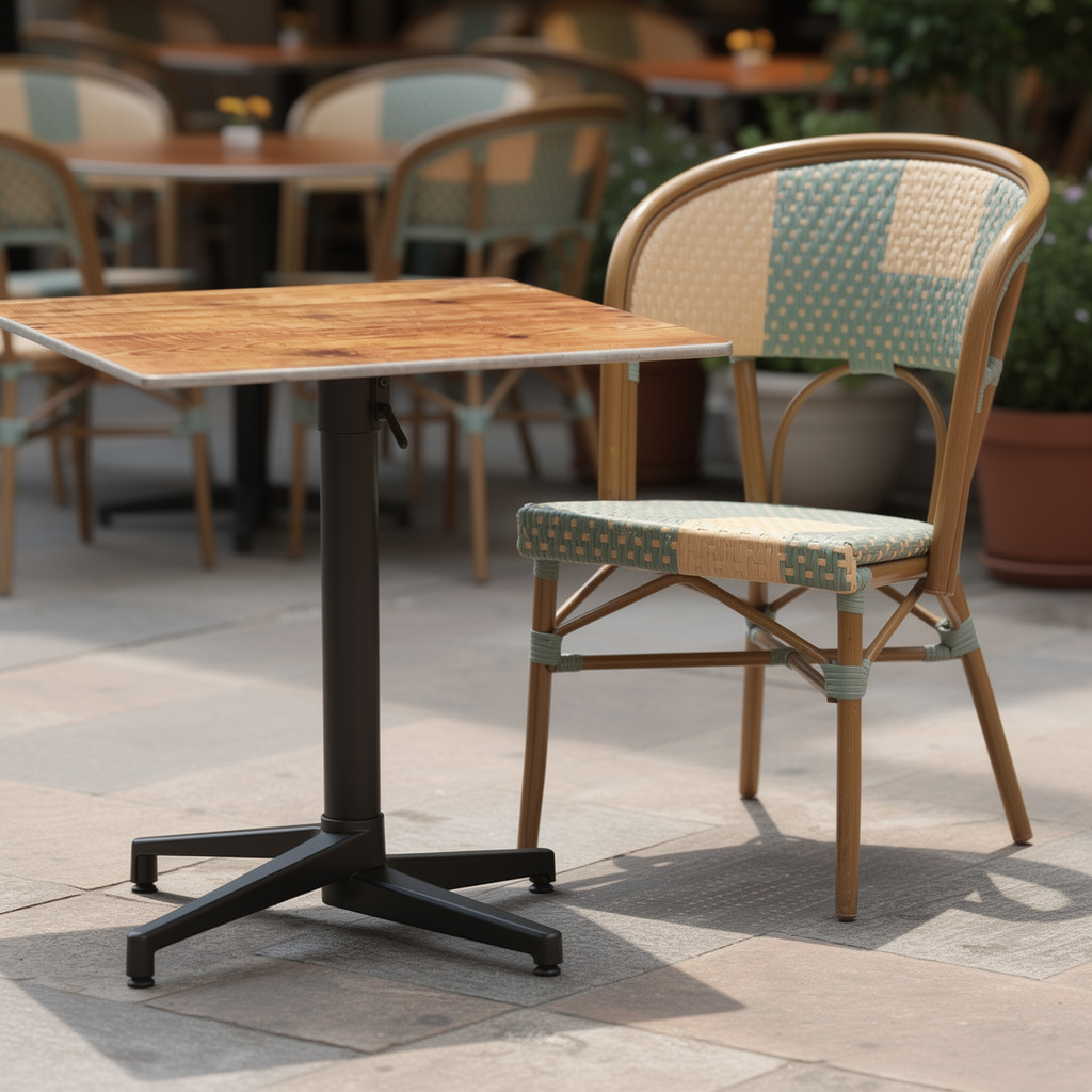 Outdoor Tischkombination Novacento mit Ame single