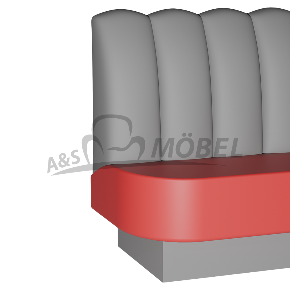 Abgerundete Sitzfläche (auf Anfrage)