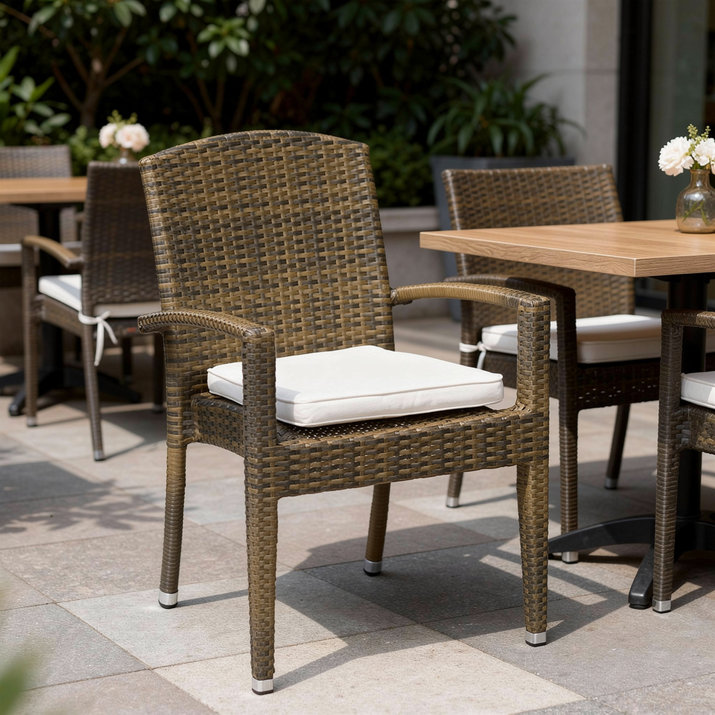 Outdoor Terrassen Stuhl "Tatin burned"