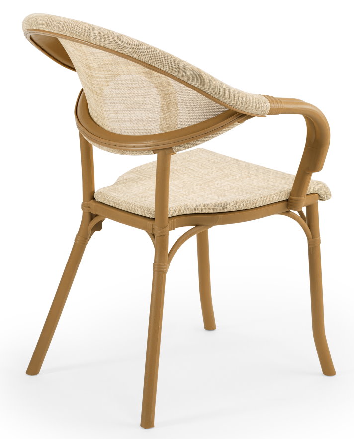 Outdoor Terrassenstuhl "Flash" wood beige