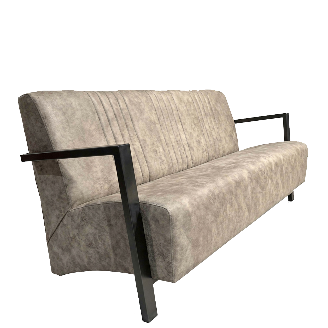 Lounge Sofa "Pera-Vintage" mit Metall Armlehnen