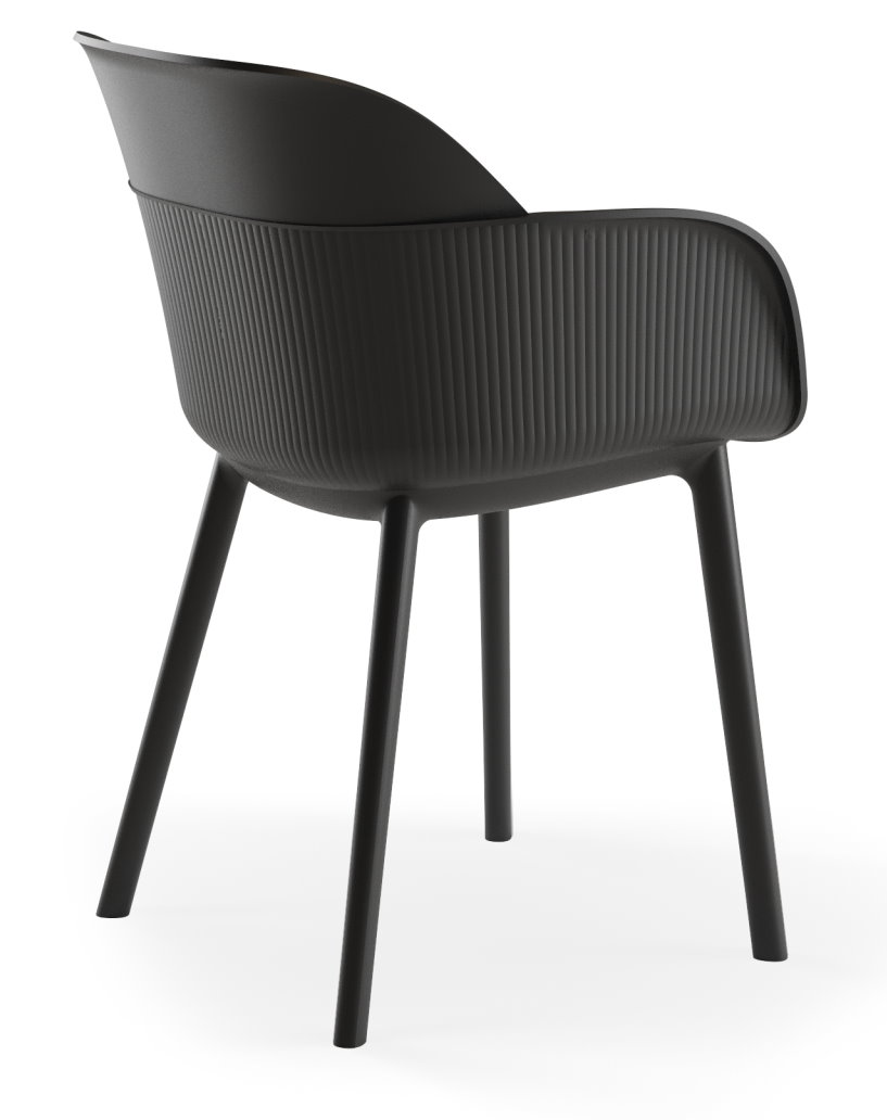 Outdoor Terrassenstuhl "Sunny-P Armchair" black