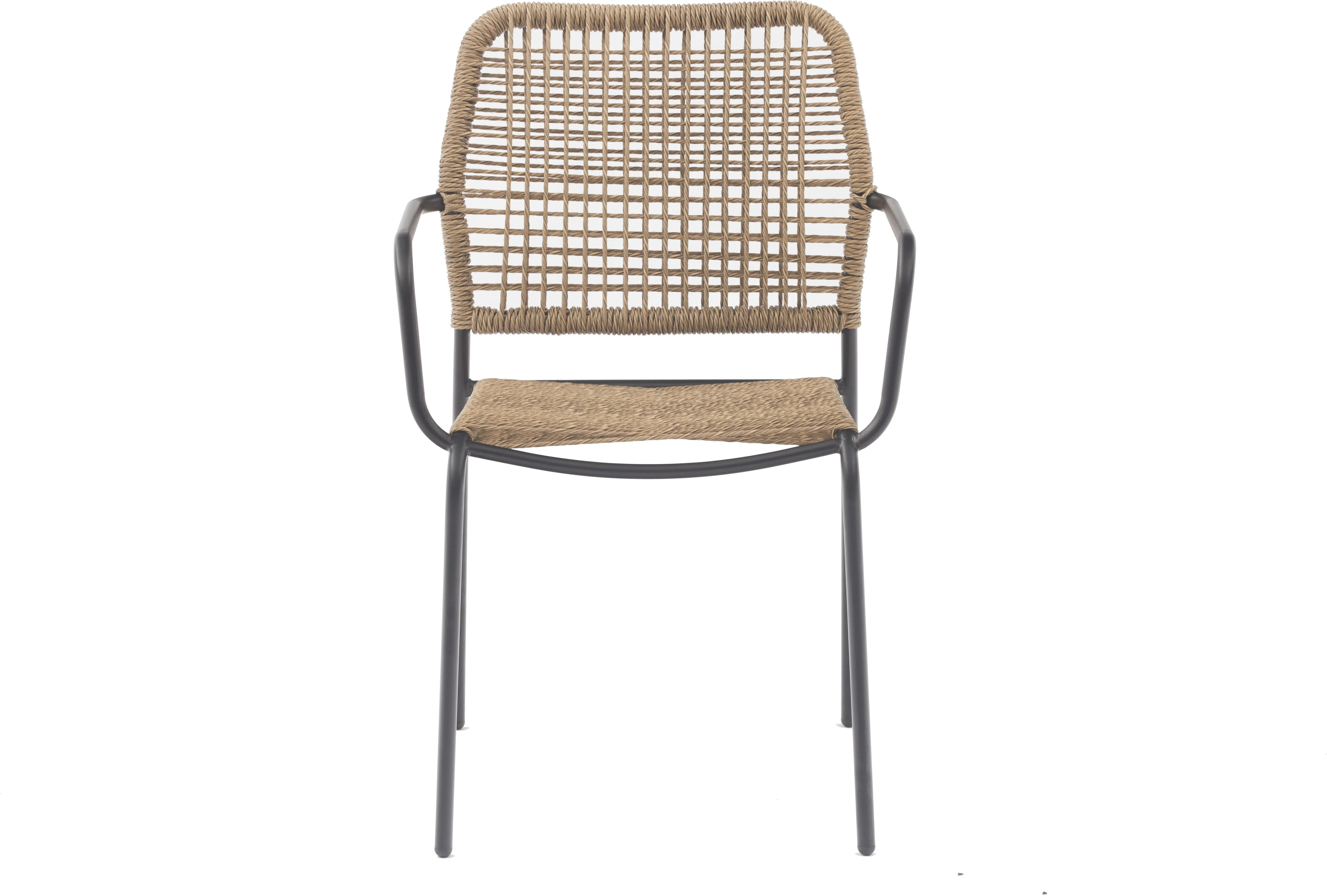 Chair-Twister-02 Outlet Terrassen Stuhl "Twister" mix brown anthrazit