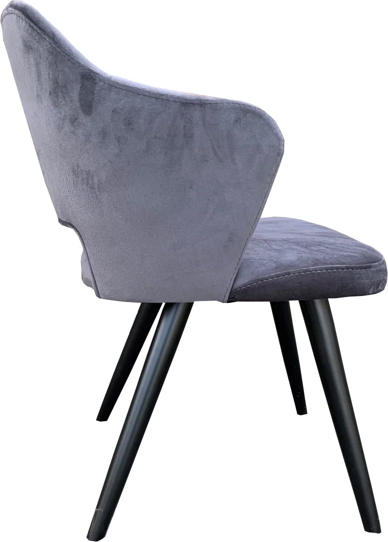 OUTLET-Polsterstuhl-Coffee-Samtbezug-anthrazit_G-1006-1013_1 OUTLET Polsterstuhl "Coffee" Samtbezug anthrazit