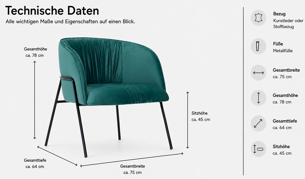 Lounge Sessel "Adrian"