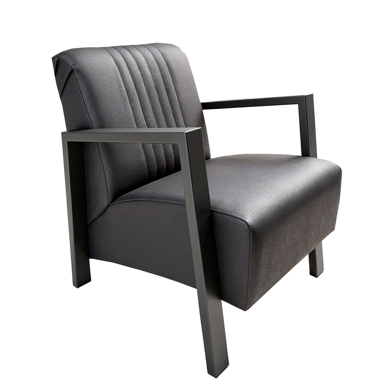 Lounge Sessel "Pera-Vintage" Metall Armlehne