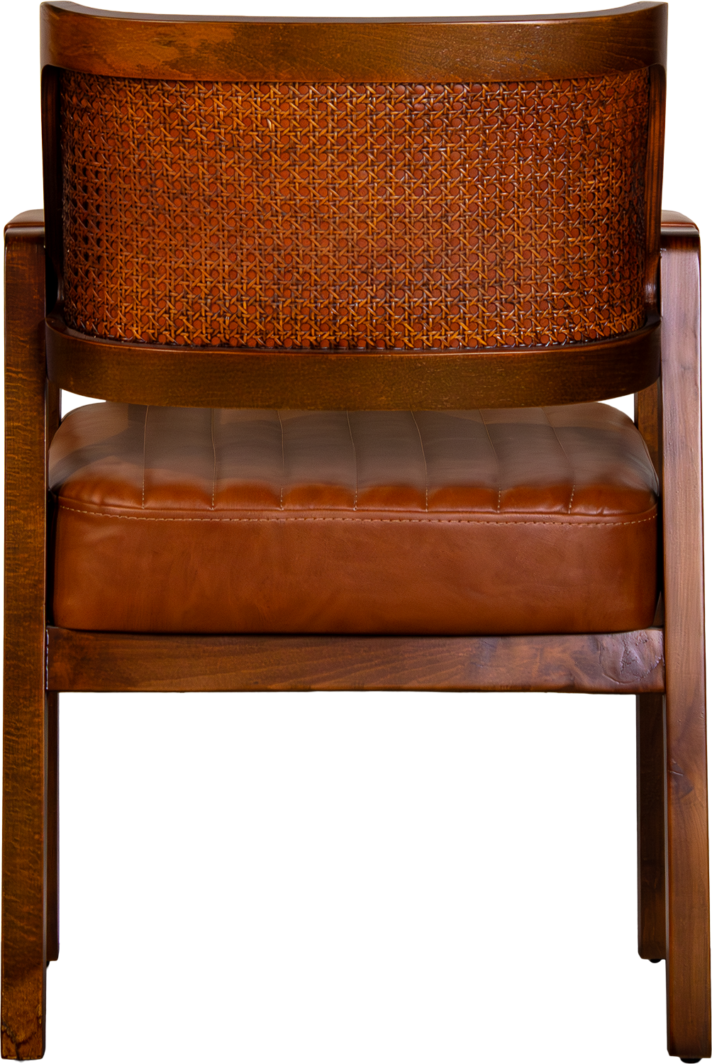 OUTLET Gastronomie Polsterstuhl "Como Wicker" cognac