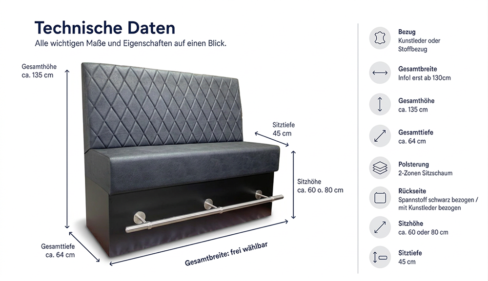 Banksystem als Hochbank "Diamond"