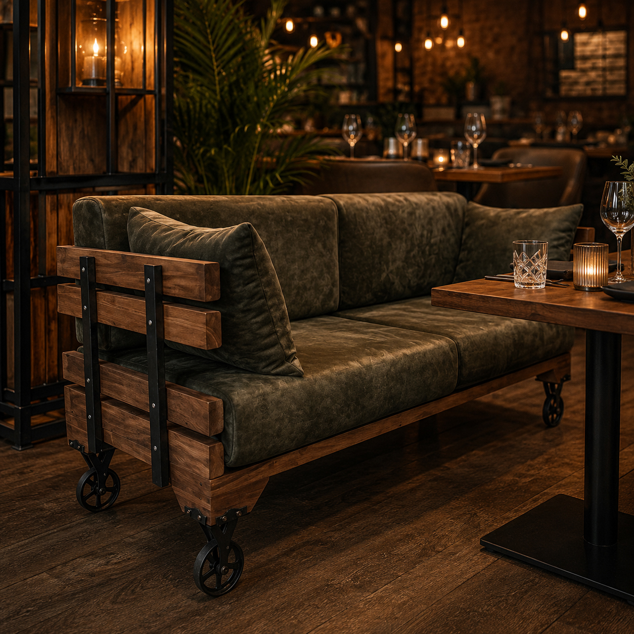 Lounge Banksystem Industrial "Railway"