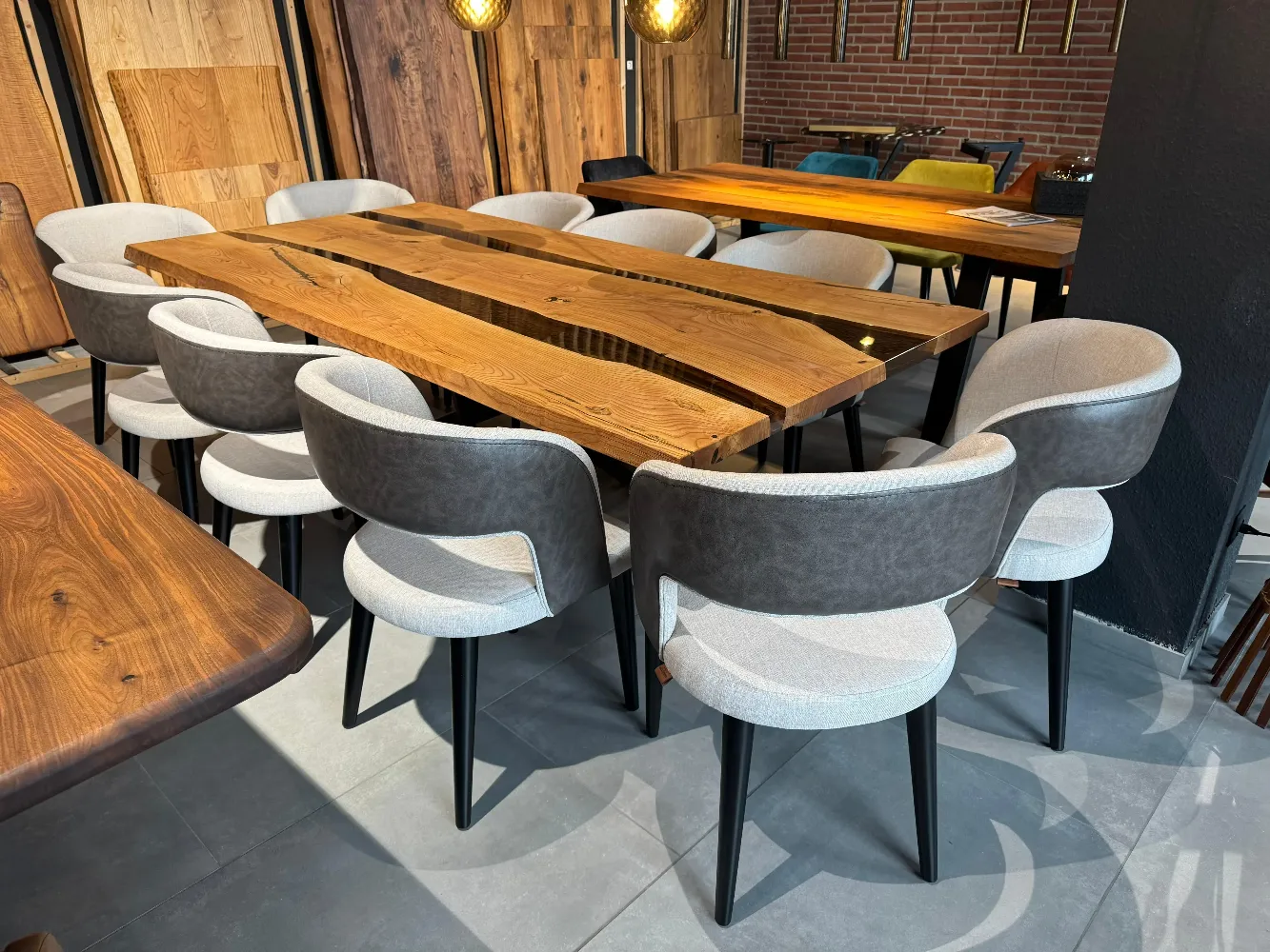 Sonderposten Set Polsterstühle 10 stk. "Olga" 