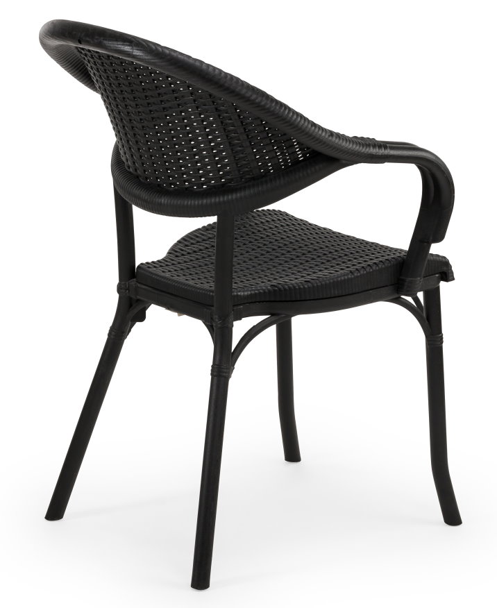 Outdoor Terrassenstuhl "Flash-R" black