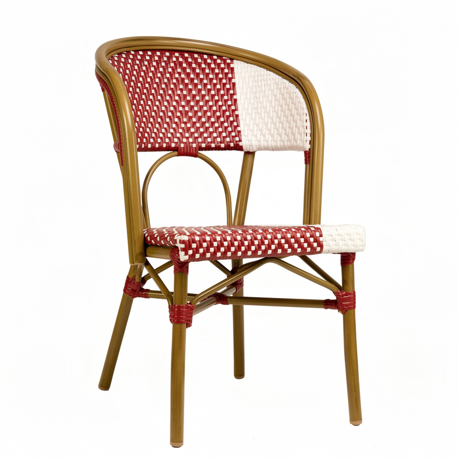 Outdoor Terrassen Stuhl "Magna redwhite"