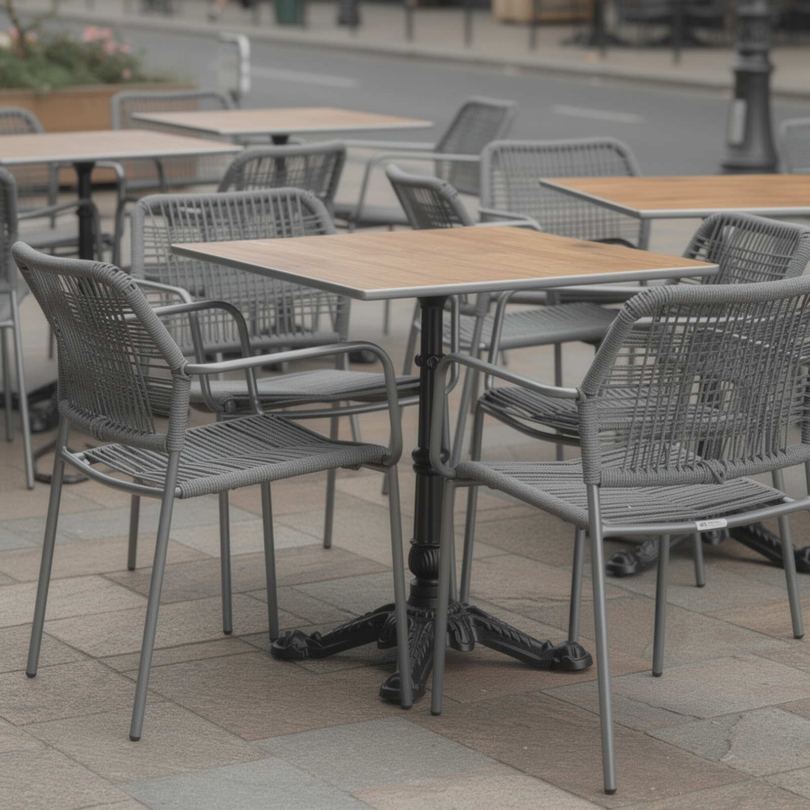 Outdoor Tischkombination Novacento mit London-04