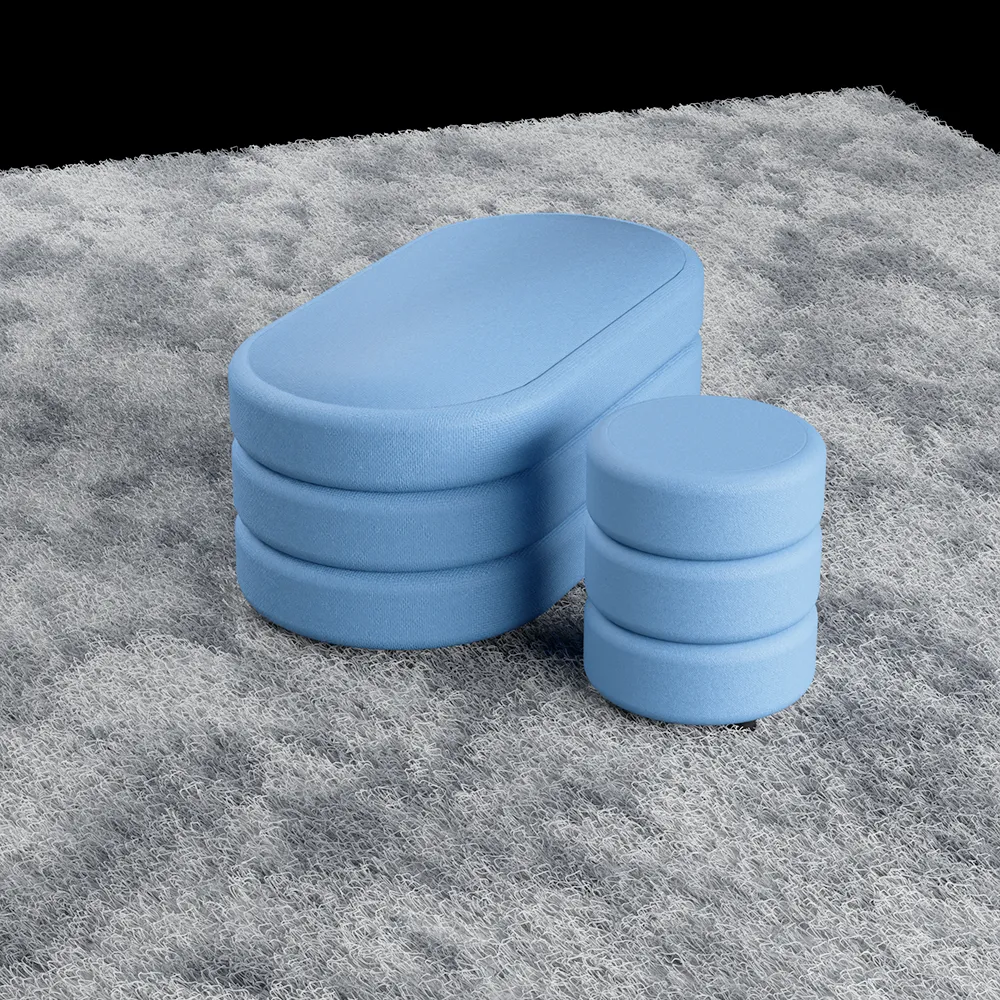 01 Butterfly Bench Cube - Fuesse - Aktionsbild