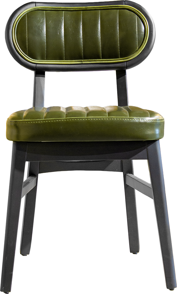 OUTLET Polsterstuhl "Iglo" Vintage Darkgreen