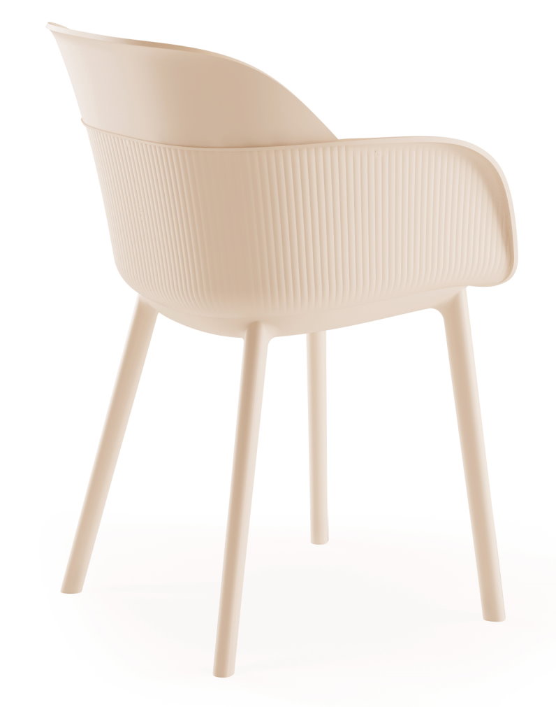 Outdoor Terrassenstuhl "Sunny-P Armchair" Cream