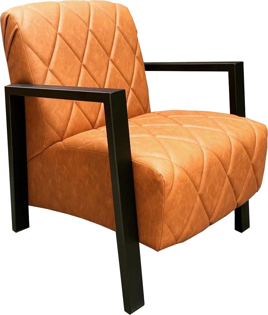 Lounge Sessel "Pera-Diamond" Metall Armlehne