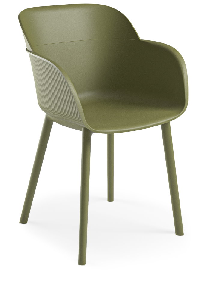 Outdoor Terrassenstuhl "Sunny-P Armchair" Khaki