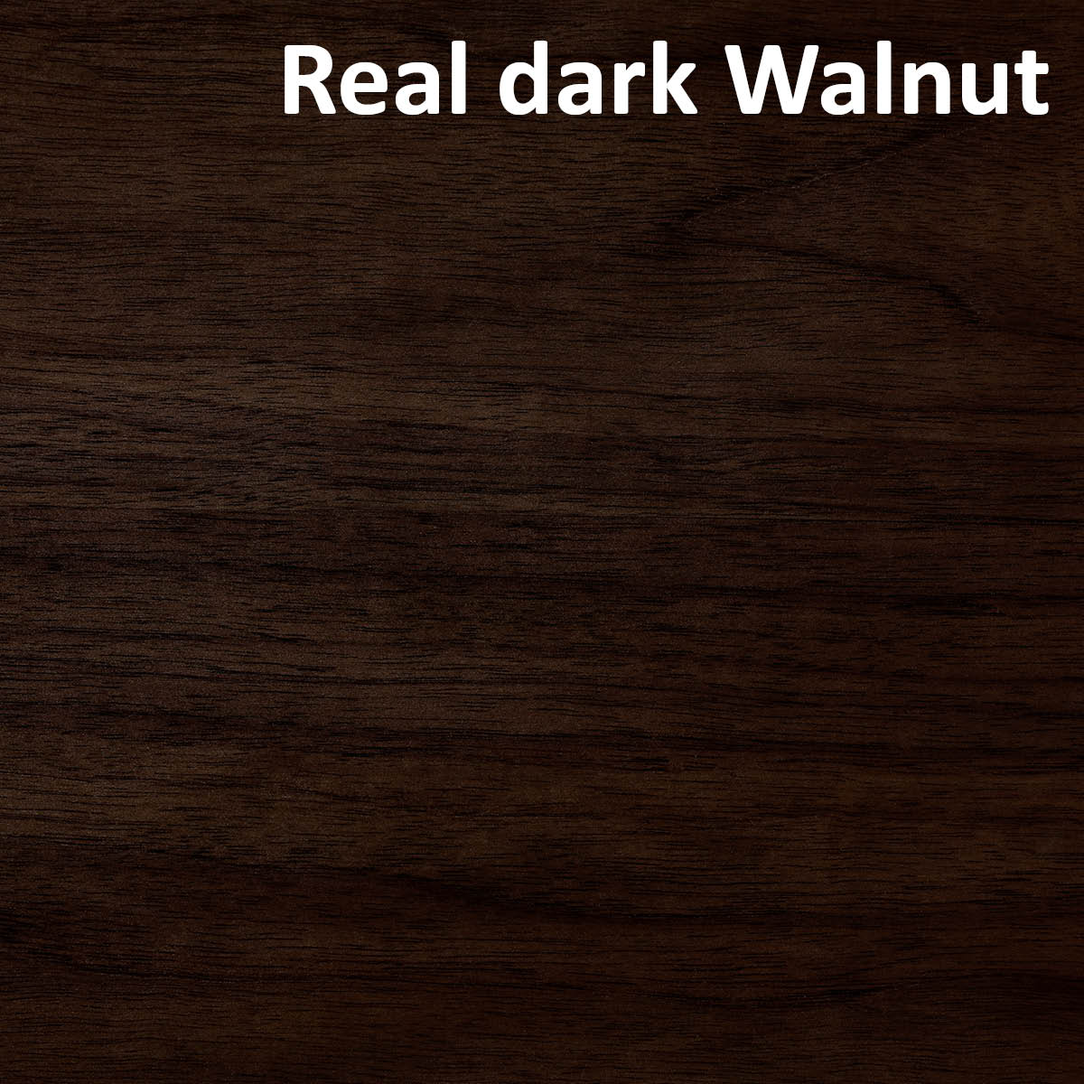 Real dark walnut