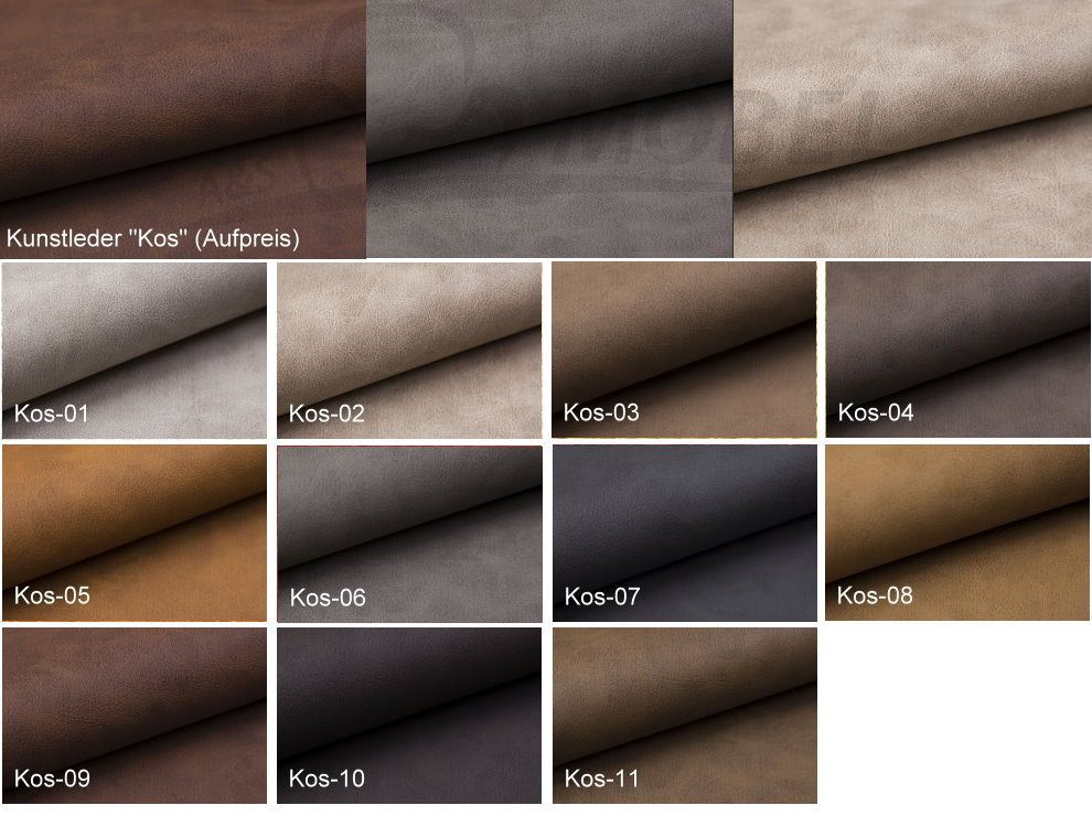 Objektleder KOS-Vintage (+Aufpreis)