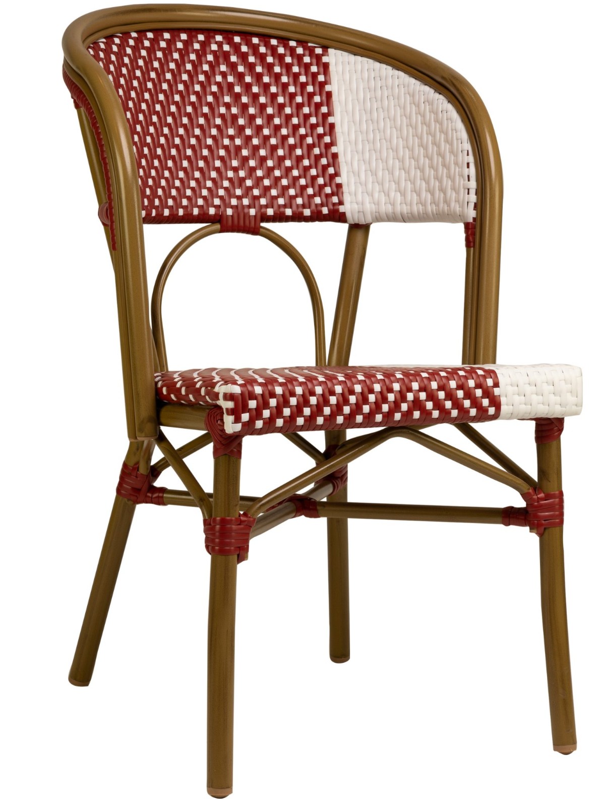 Outdoor Terrassen Stuhl "Magna redwhite"