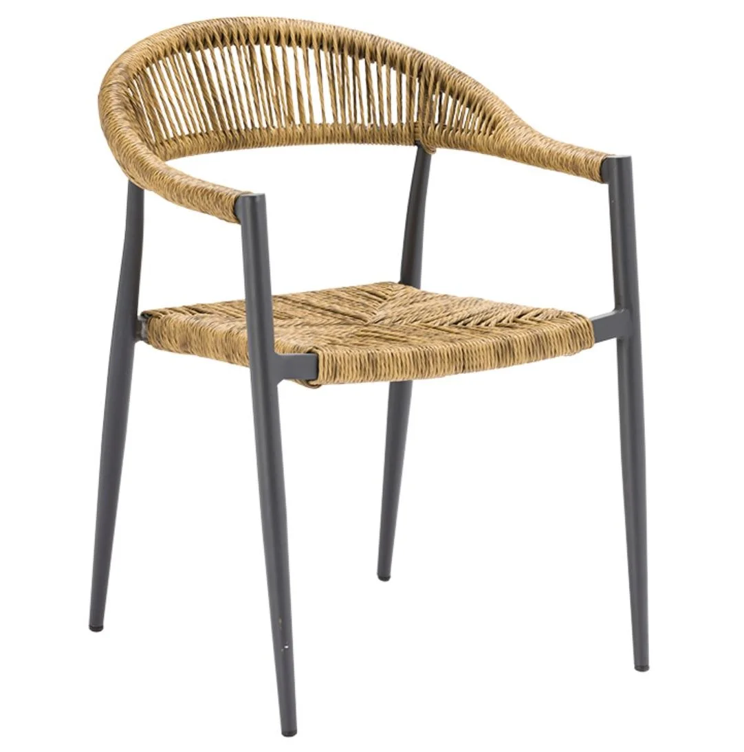 Outdoor Terrassen Stuhl "Rio" mix brown