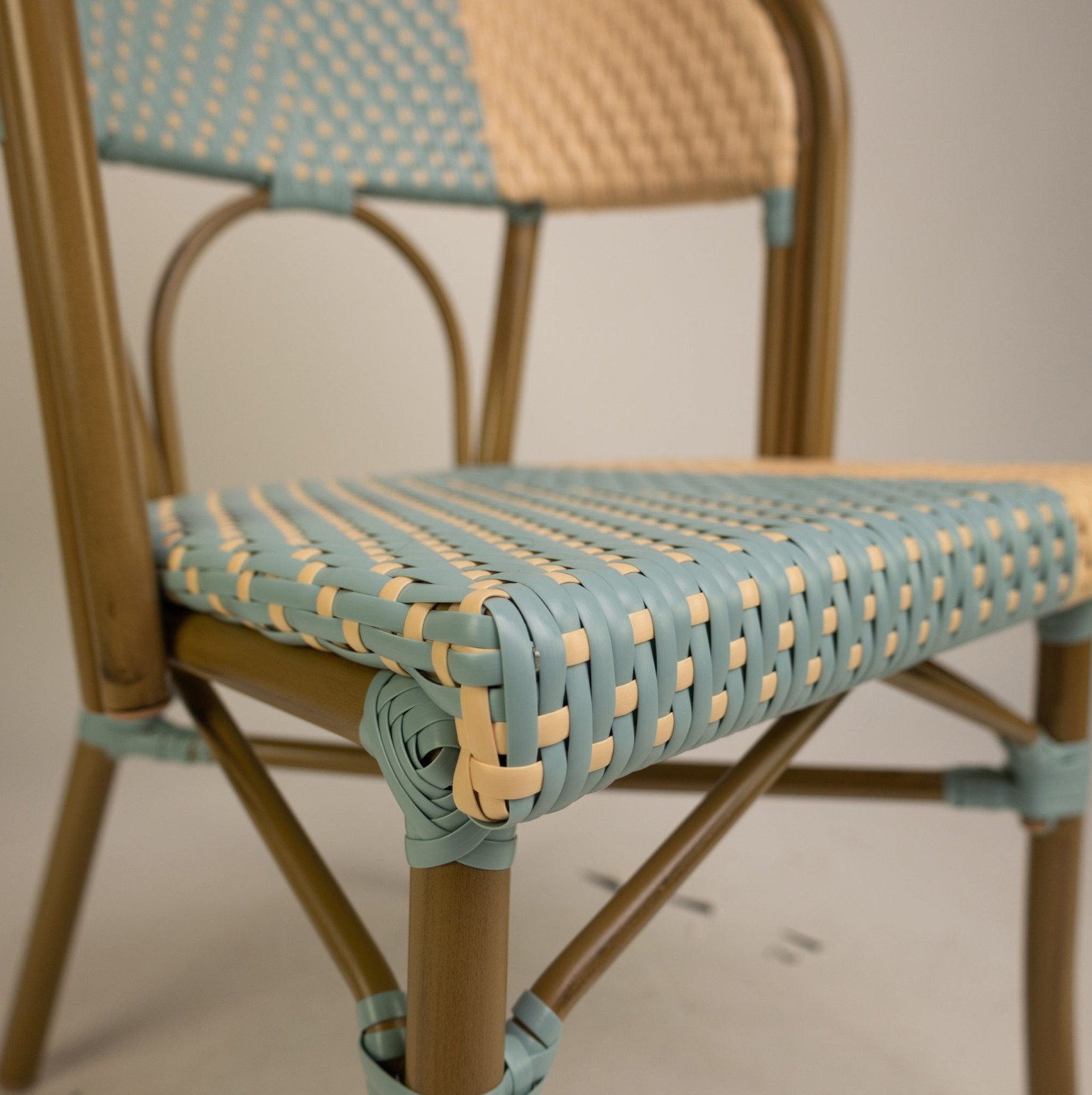 Outdoor Terrassen Stuhl "Magna bluebeige"