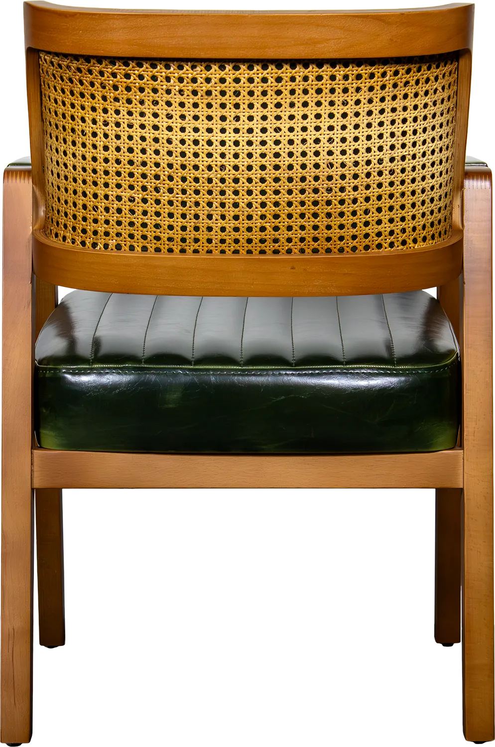 OUTLET Gastronomie Polsterstuhl "Como Wicker" in Dark Green OUTLET Gastronomie Polsterstuhl "Como Wicker" in Dark Green