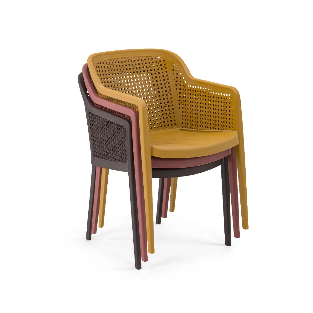 Outdoor-Terrassenstuhl-Octa-black_G-1014-1046_3 OUTLET Terrassenstuhl "Octa" mink