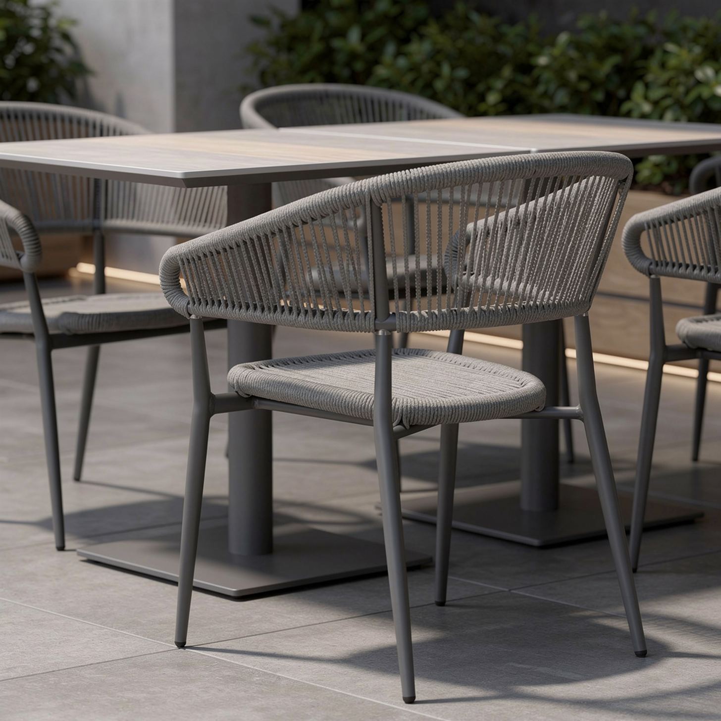 Outdoor Terrassen Stuhl "Jessy" grey