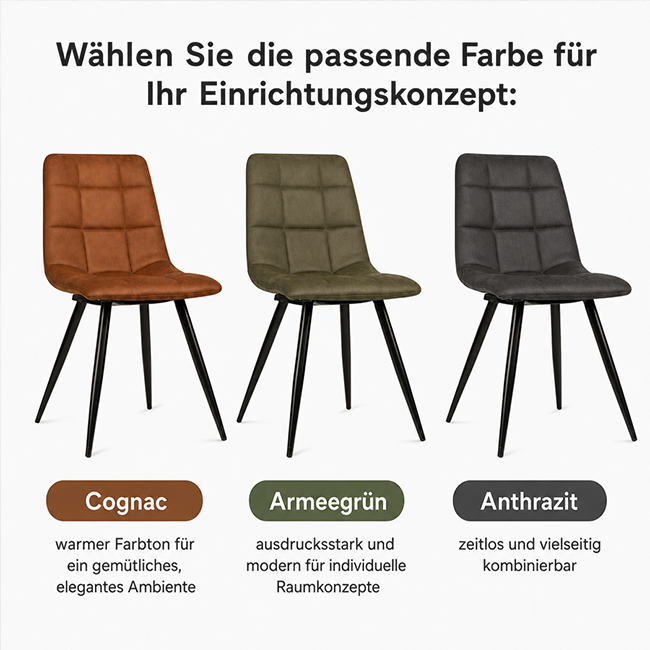 Gastronomie Trendiger Stuhl  "Cognac"