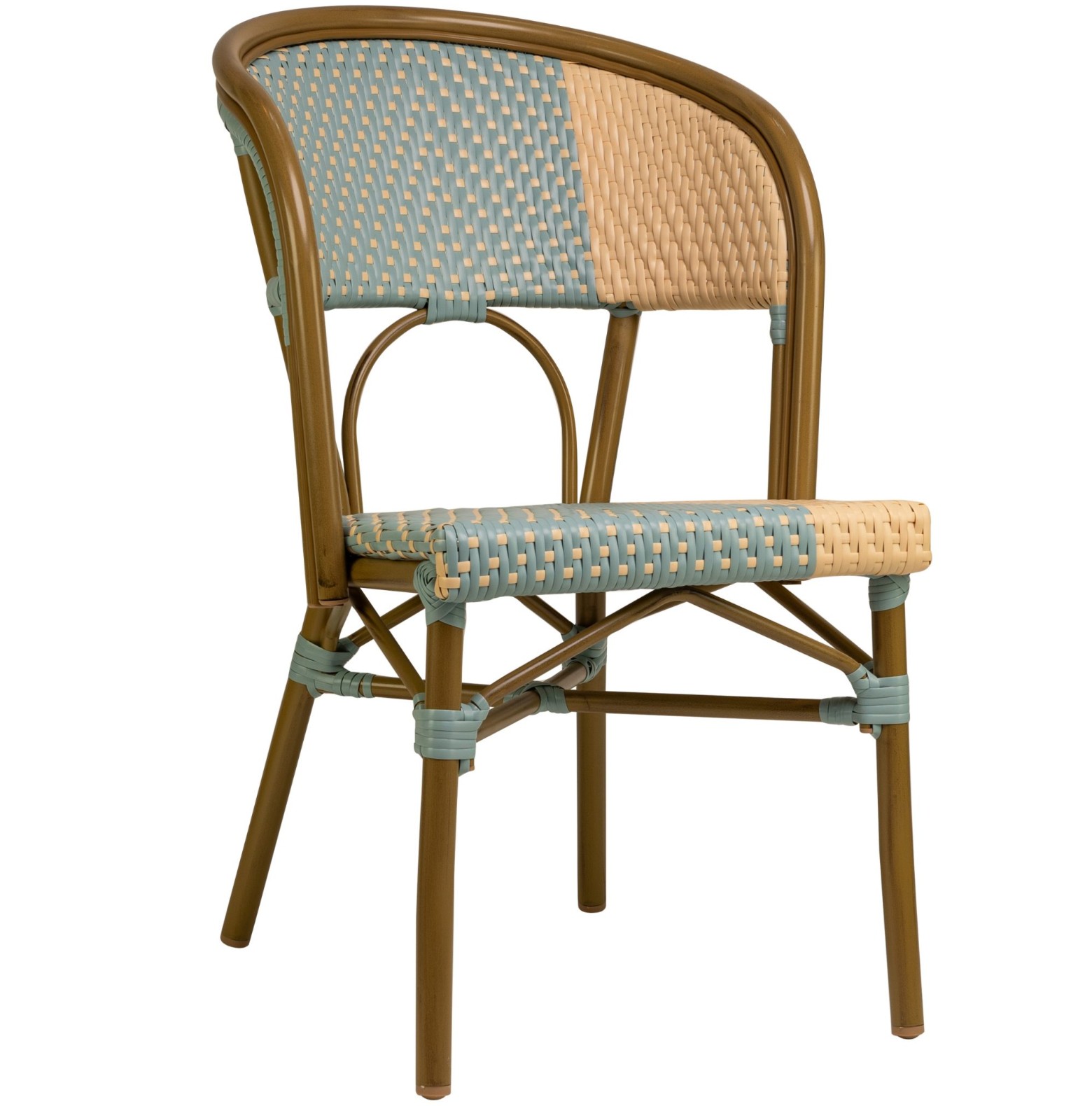 Outdoor Terrassen Stuhl "Magna bluebeige"