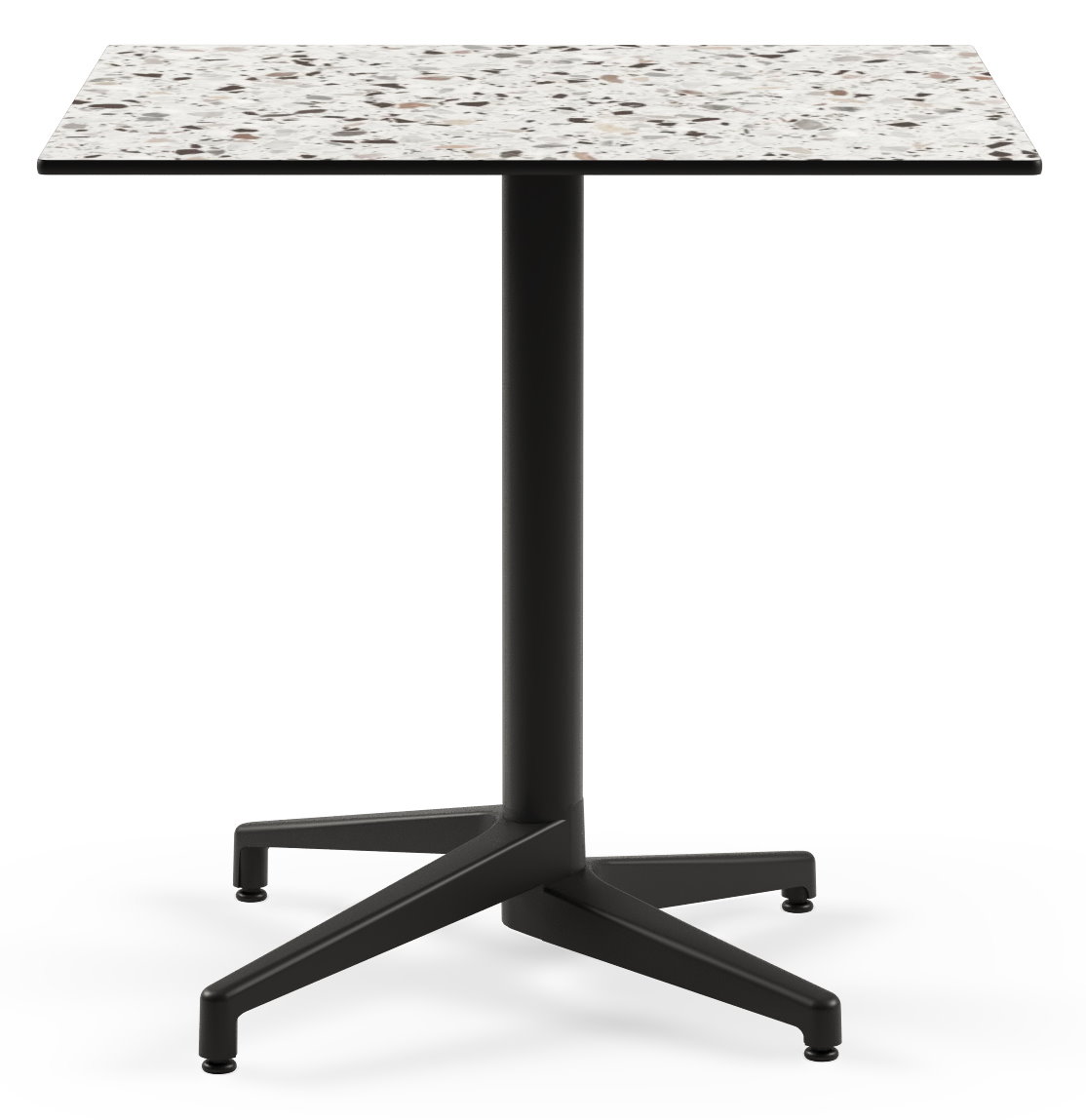 Outdoor Tischkombination "Moon-C" eckig klappbar Compact Platte-Terrazzo02