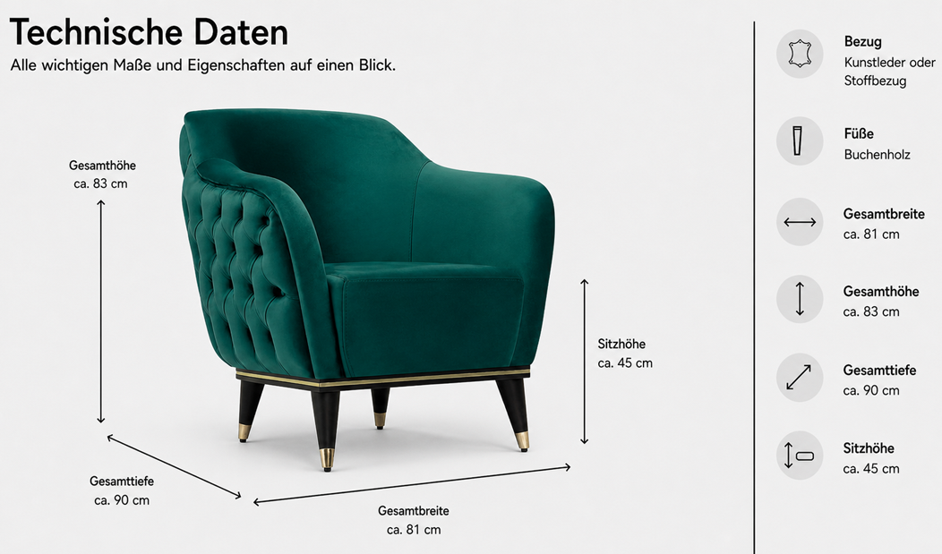 Lounge Sessel "Nicole"