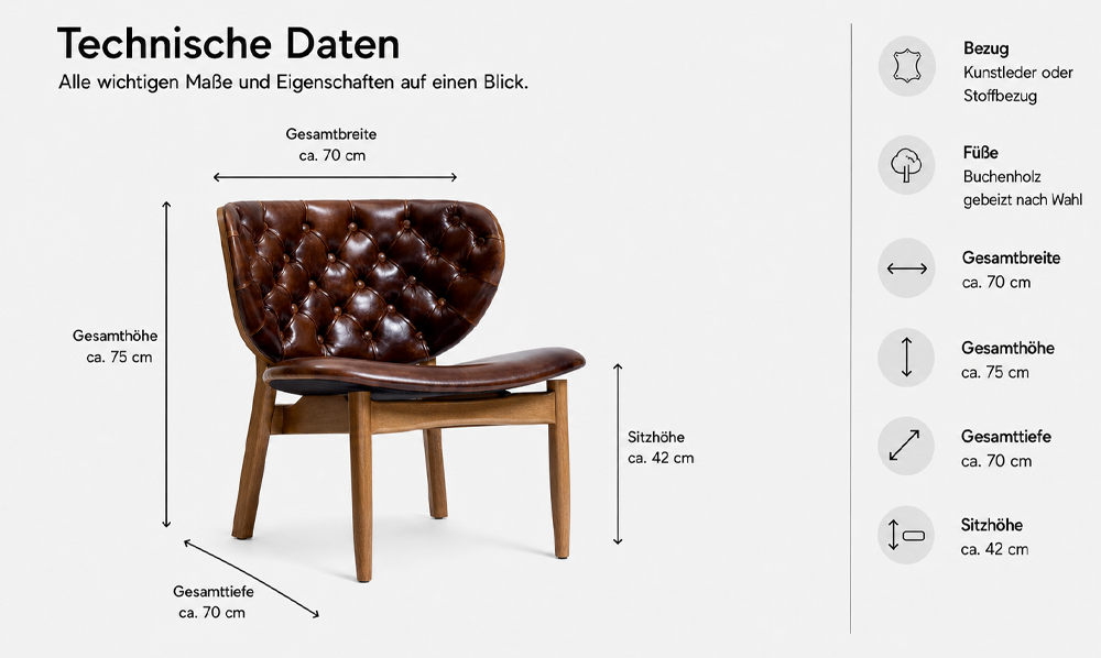 Lounge Sessel "Valente"
