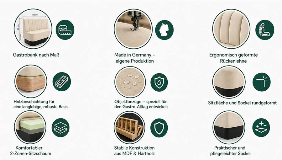 Banksystem mit Sockel "Maki"
